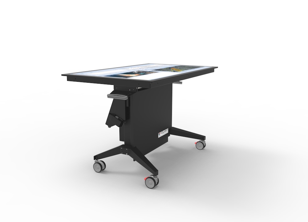 ergonomic touch screen table