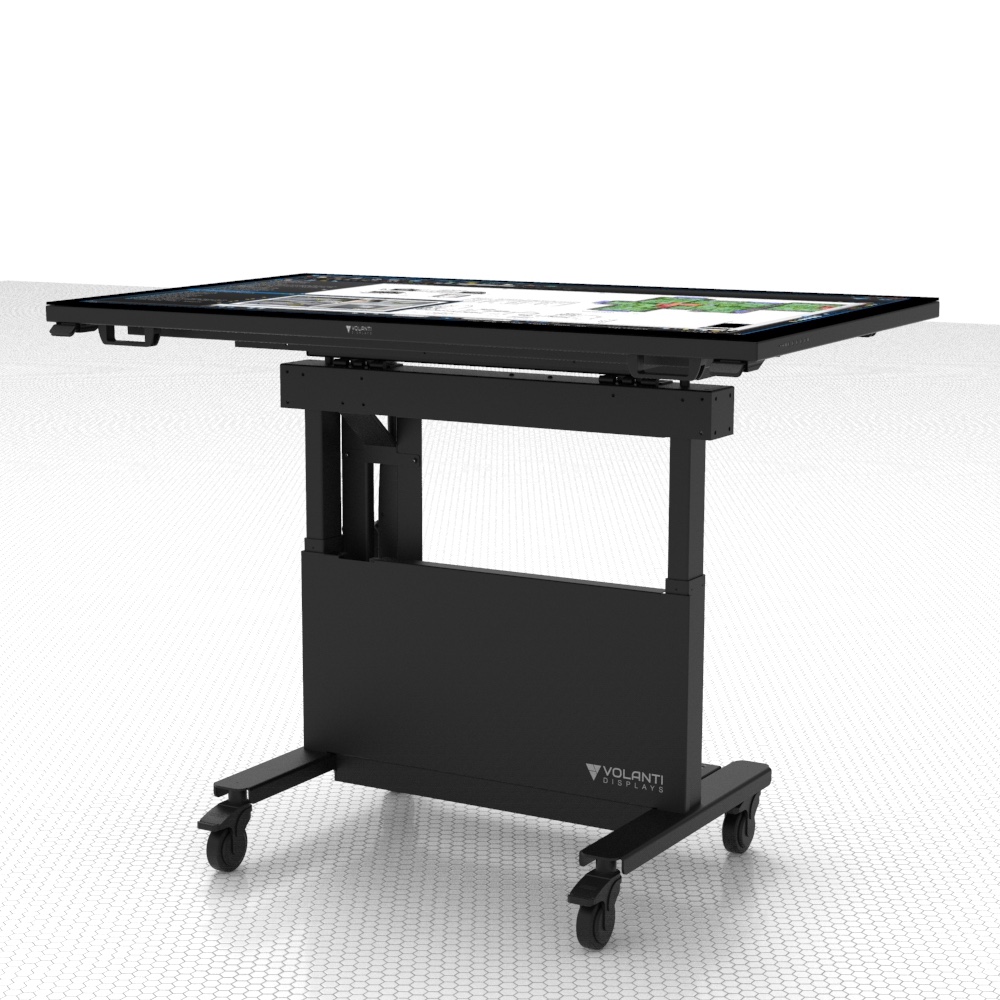 plan review touch screen table position