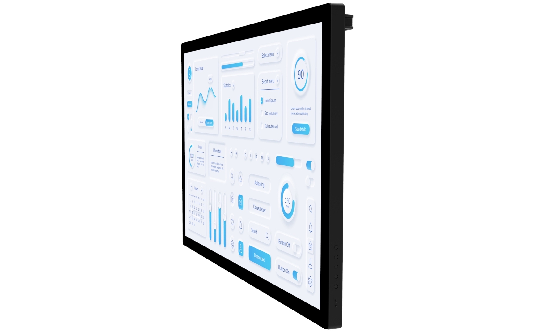 43inch touch monitor